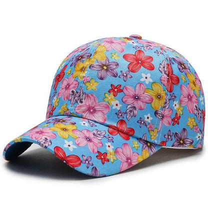 Female Baseball Cap Outdoor Sports And Leisure All-match Sunshade Light Blue adjustable MuddyStock