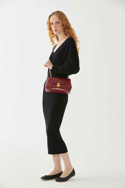 Women's Niche Leather Shoulder Bag