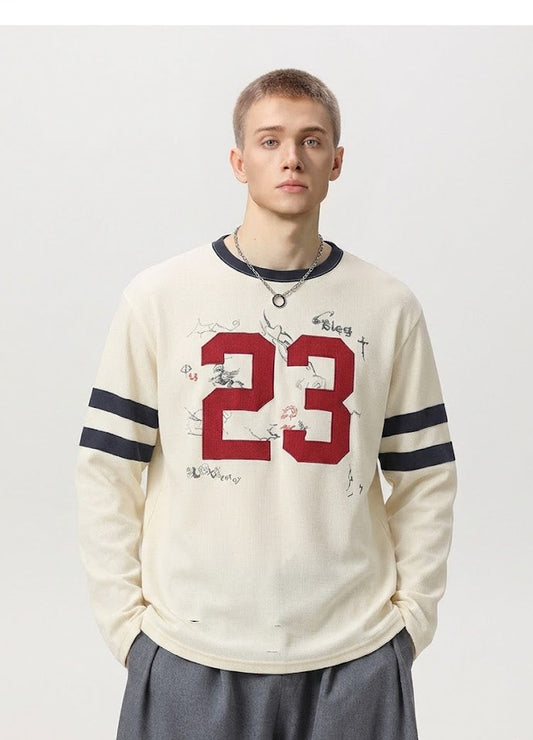Number 23 long sleeved t-shirt for men | MuddyStock Originals eprolo