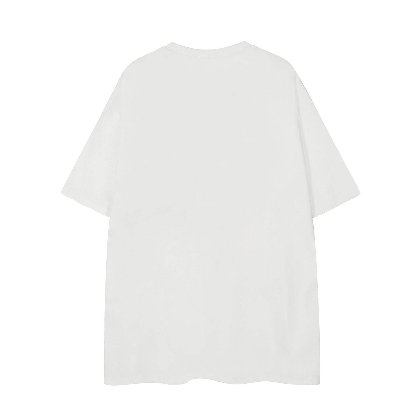 Embroidered Letter Loose T-shirt For Men And Women MuddyStock