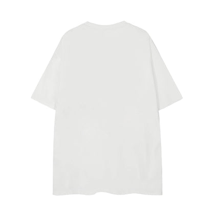 Embroidered Letter Loose T-shirt For Men And Women MuddyStock
