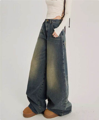 High Waisted Wide Leg Jeans For Women MuddyStock
