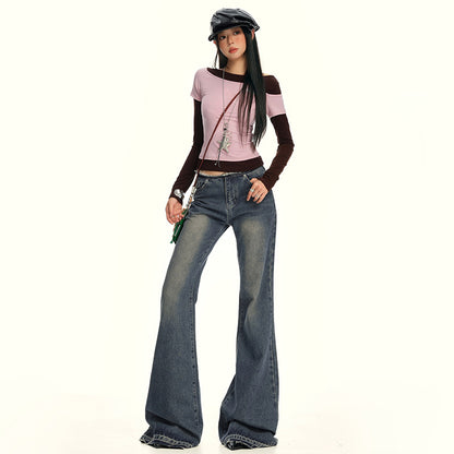 Women's Low Waist Flared Jeans | MuddyStock Originals MuddyStock