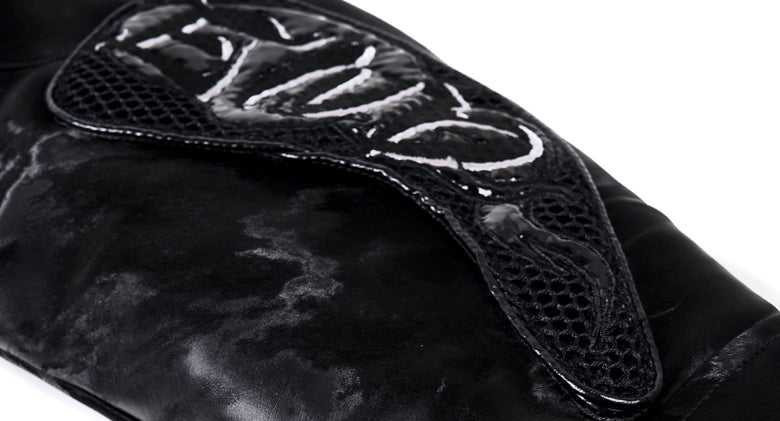 Punk Black Motorcycle Leather Jacket For Women All Products