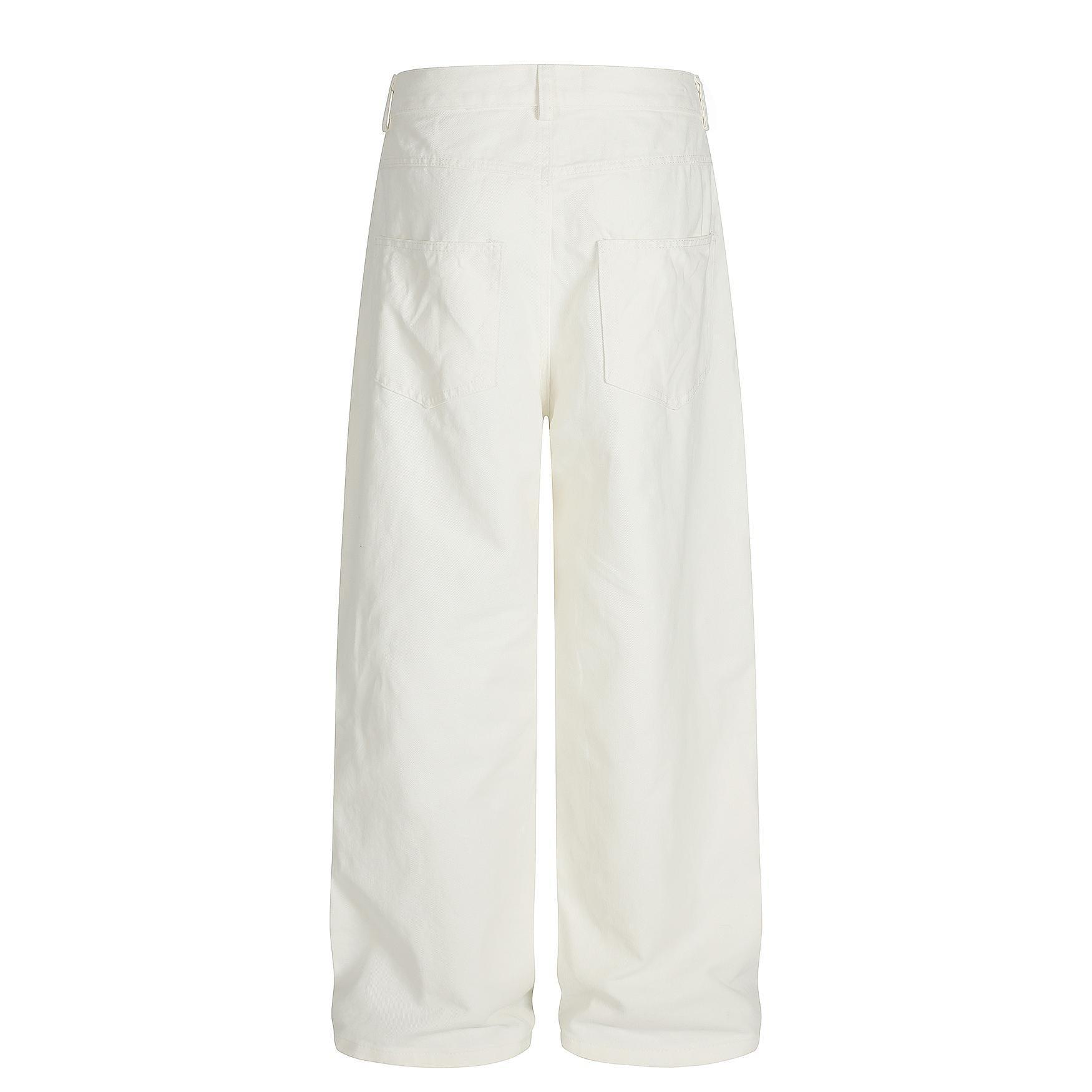 Kitty cat embroidered vintage jeans for women