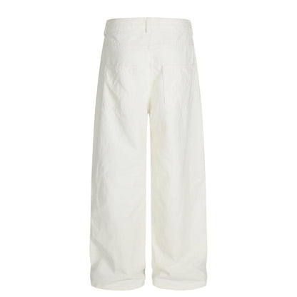 Kitty cat embroidered vintage jeans for women