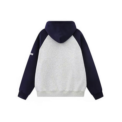 Retro Raglan Cardigan Hoodie Men's Autumn And Winter New All Products