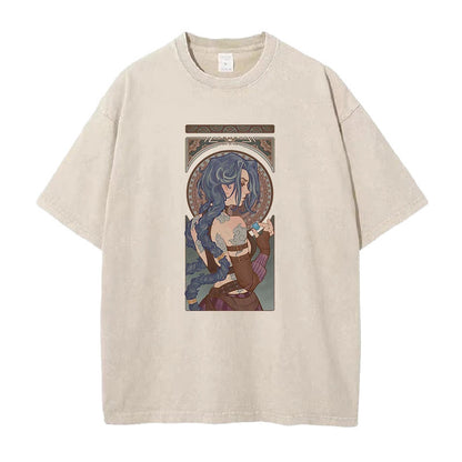 Cotton Washed Vintage Short Sleeve T-shirt For Men And Women| MuddyStock Originals MuddyStock