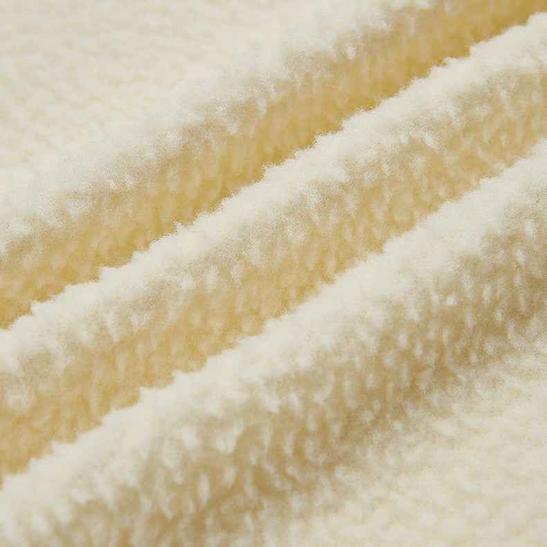 Polar Fleece Suede Foam Bear Round Neck Sweater For Men MuddyStock