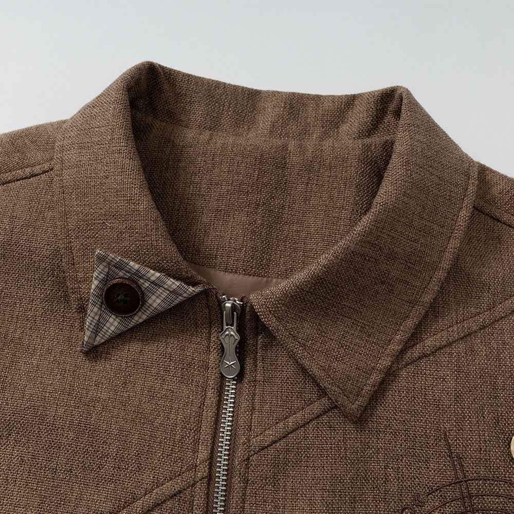 Loose workwear lapel jacket for women | MuddyStock Originals