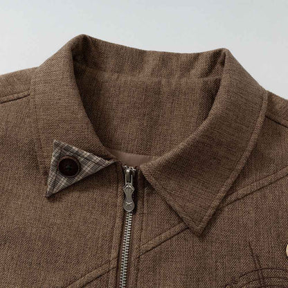 Loose workwear lapel jacket for women | MuddyStock Originals