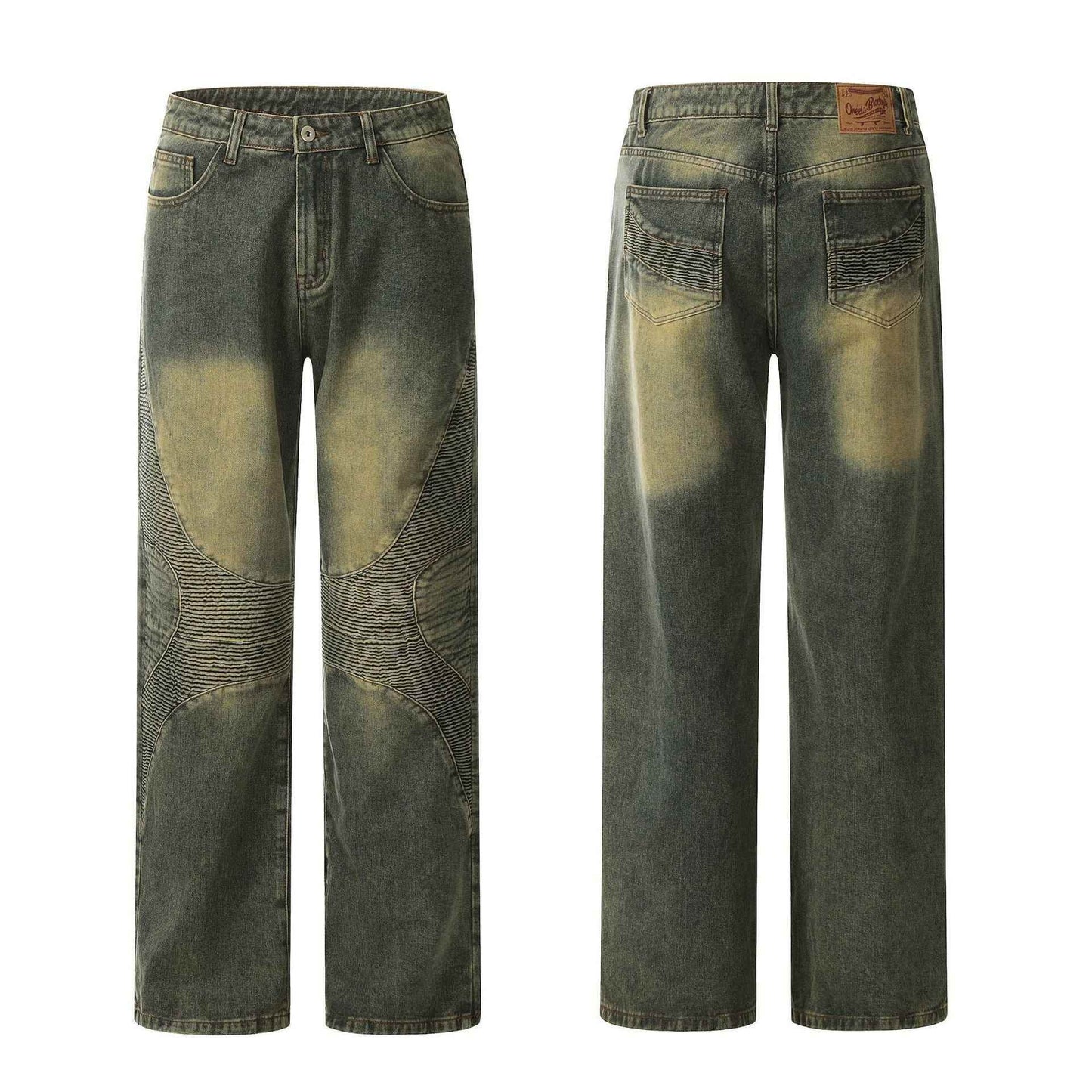 Straight Jeans Washed Yellow Mud Jeans For Women MuddyStock