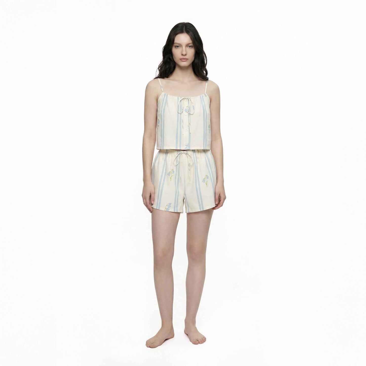 Top + Shorts Casual Women's Set