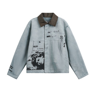 Detroit jacket for women | MuddyStock Originals Blue