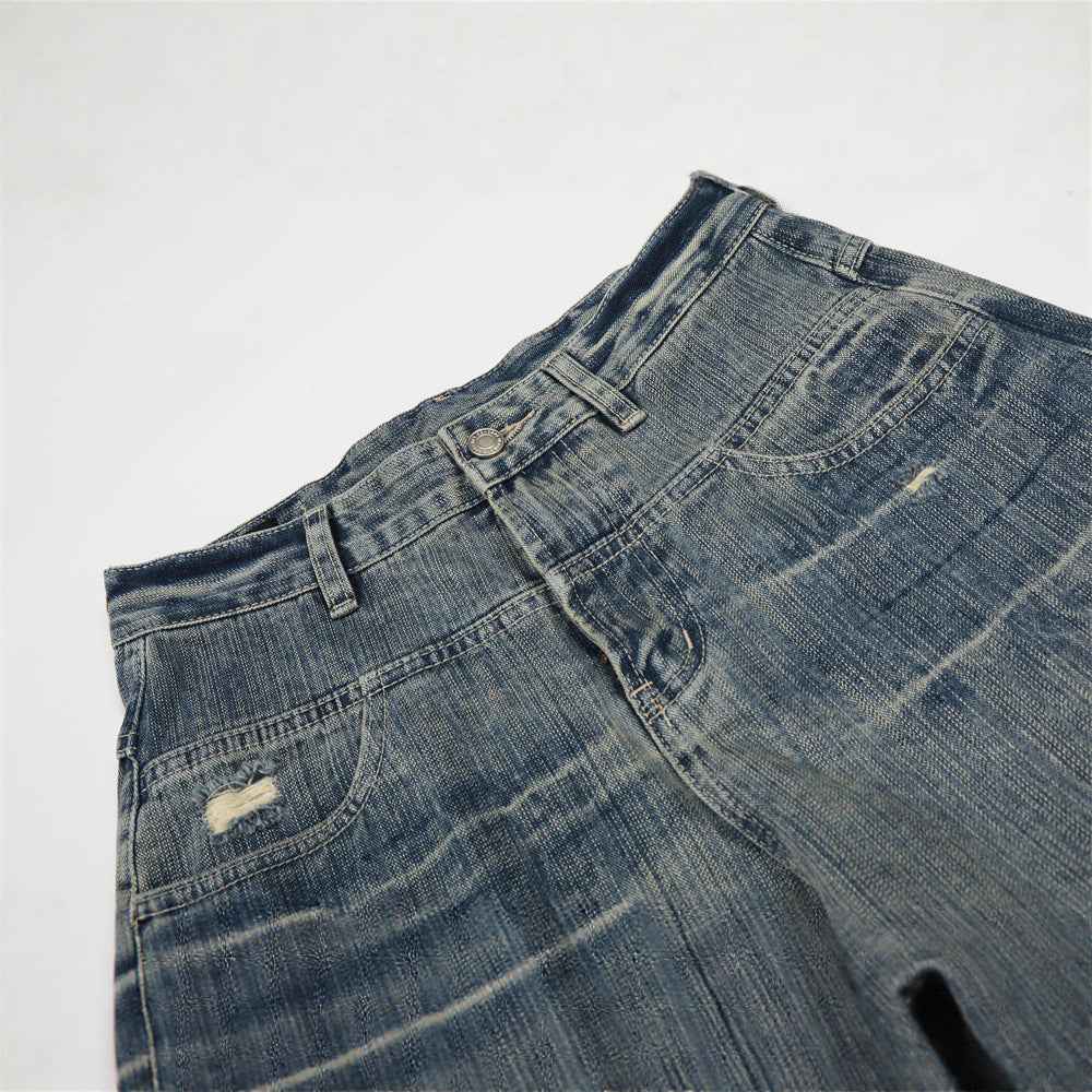 Irregular Ripped Knife Cut Pants For Women | MuddyStock Originals