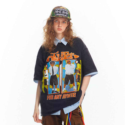 Women's Old Fashion Cotton T-shirt null