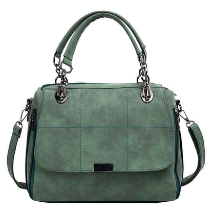 Matte Women's Totes Boston Bag Green MuddyStock null