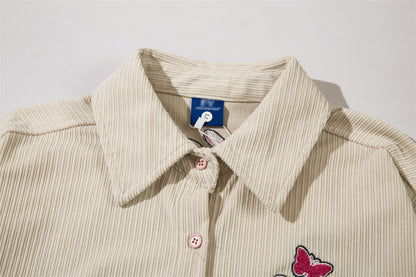 Letter Butterfly Loose Cool Shirt For Women