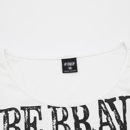 Letter Print Long Sleeve T-Shirt For Women | MuddyStock Originals eprolo