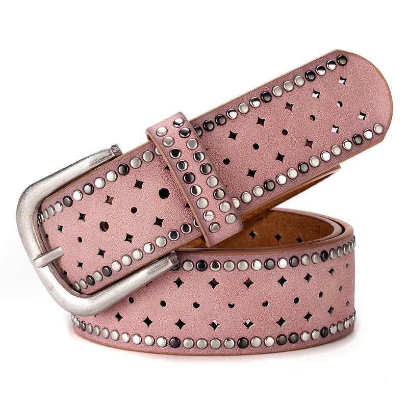 Fashion Casual Belt For Women Pink