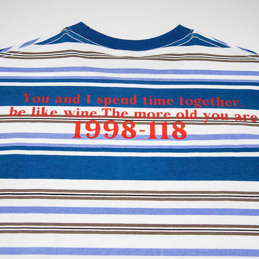 Contrast striped short sleeved t-shirt for men | MuddyStock Originals