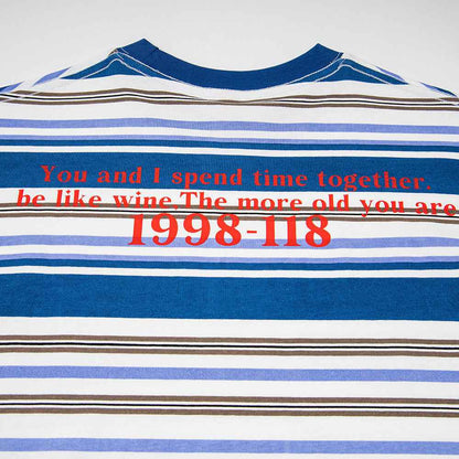 Contrast striped short sleeved t-shirt for men | MuddyStock Originals
