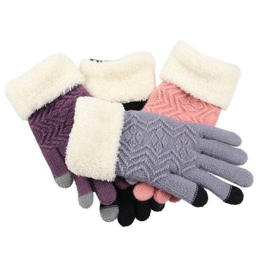 Winter knitted gloves MuddyStock