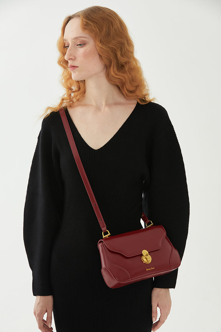 Women's Niche Leather Shoulder Bag