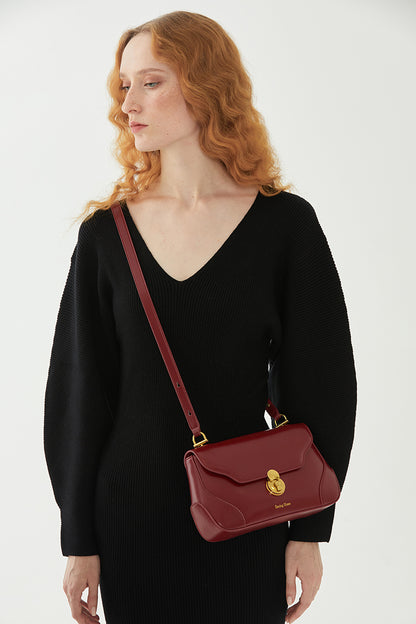 Women's Niche Leather Shoulder Bag