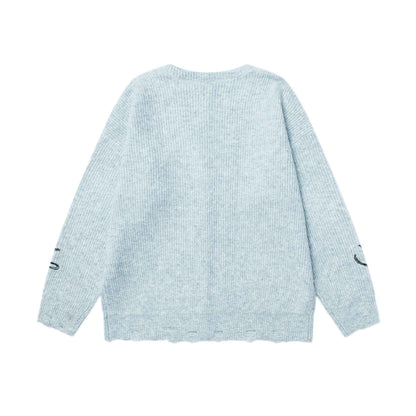 Cat knot jacquard sweater for women | MuddyStock Originals
