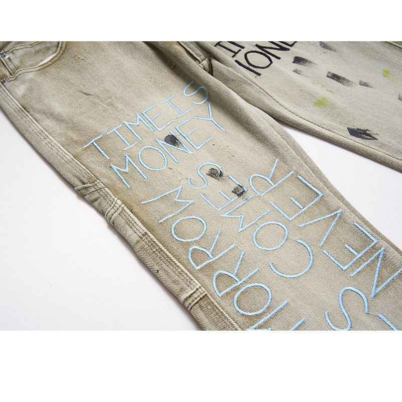 Men's Trendy Straight-leg Jeans