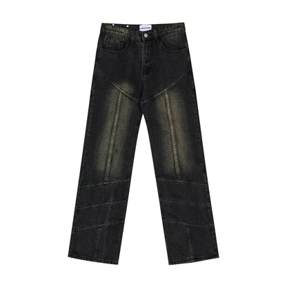 Washed Old Mud Dyed Jeans For Men And Women MuddyStock