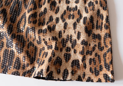 Leopard Print A- Line Skirt For Women All Products