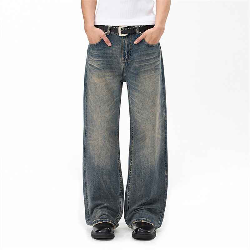 Loose straight leg jeans Blue