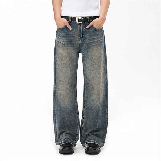 Loose straight leg jeans Blue