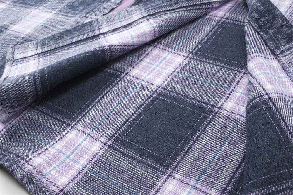 Plaid Long-sleeved Shirt For Women null