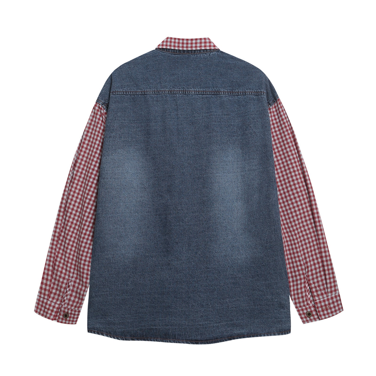 Fun Cartoon Printed Plaid Long Sleeve Shirt For Women | MuddyStock Originals eprolo