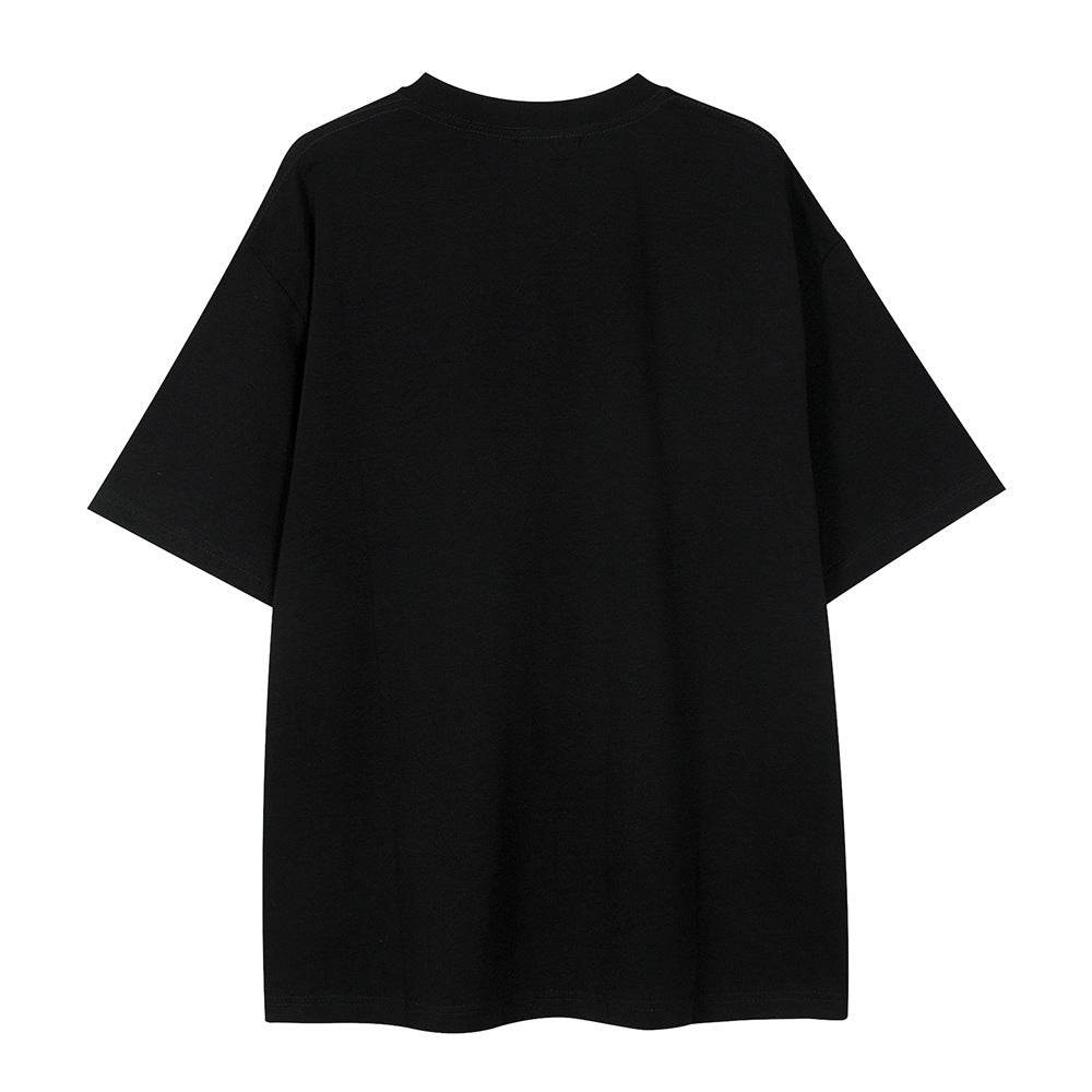 Fashion Cross Printed T-shirt Short Sleeve Men MuddyStock