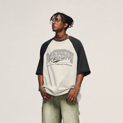 Fashion Letter Print T-shirt For Men And Women MuddyStock