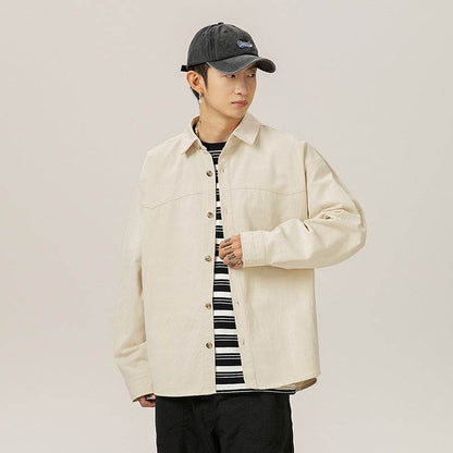 Long-sleeved Shirt For Men MuddyStock