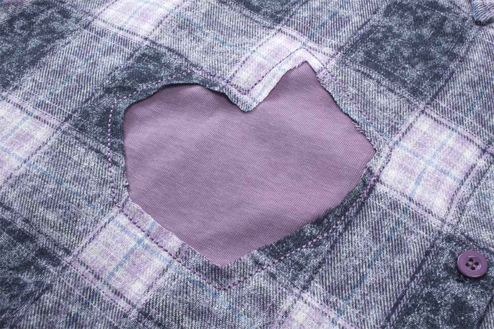 Plaid Long-sleeved Shirt For Women null