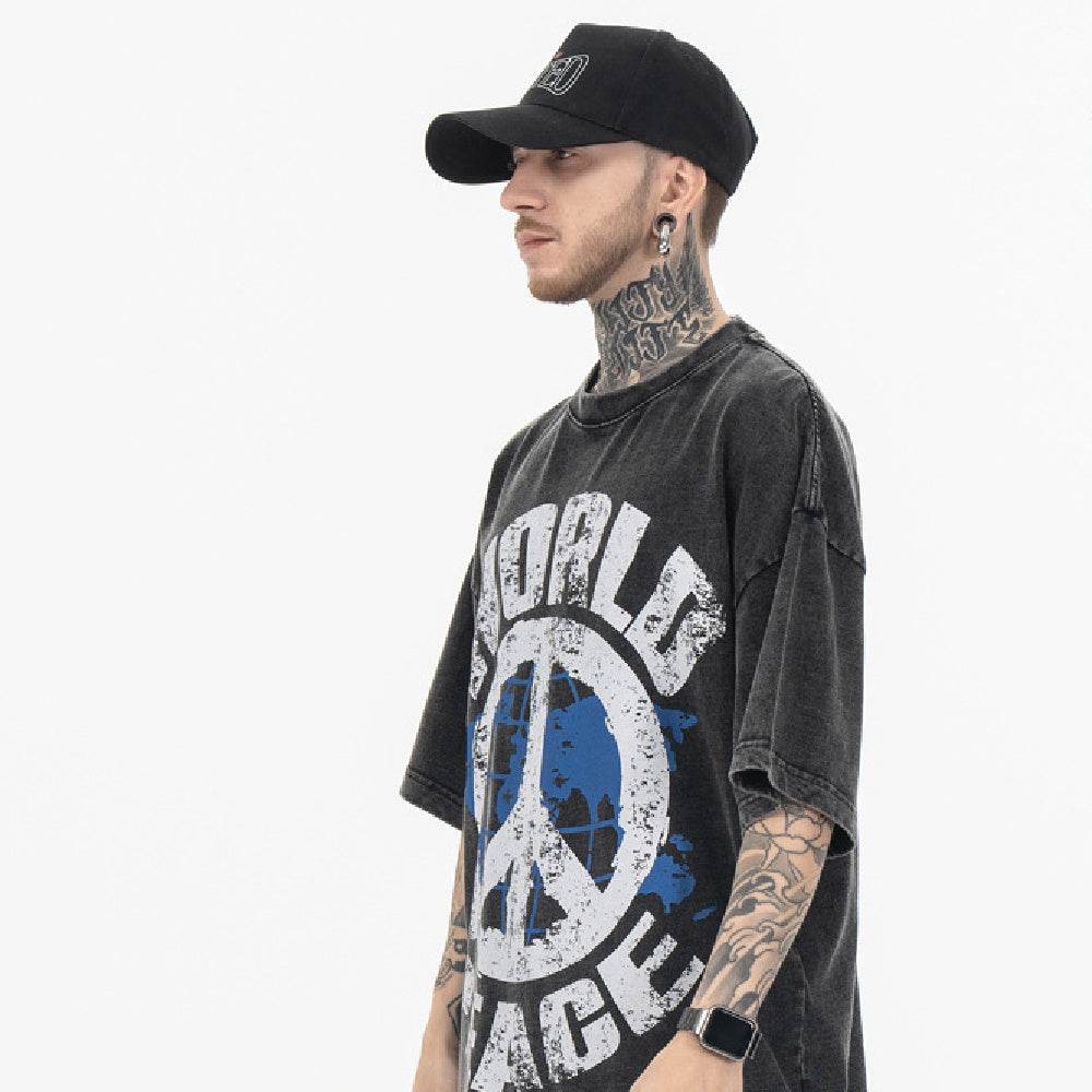 Men's Fashion Printed Short-sleeved T-shirt MuddyStock