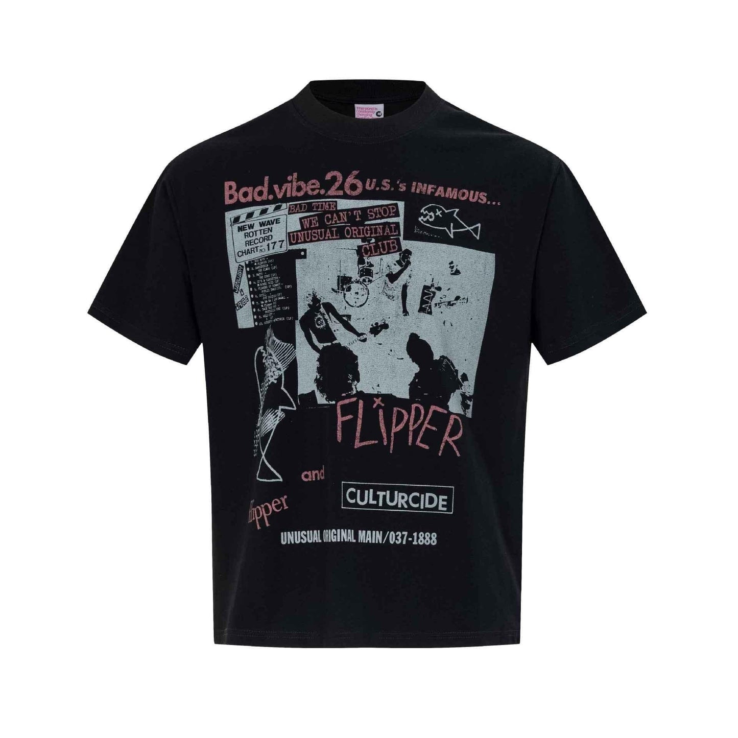 Rock portrait printed short sleeved t-shirt for men | MuddyStock Originals