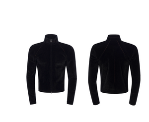 Men's Fur Jacket For Winter Black