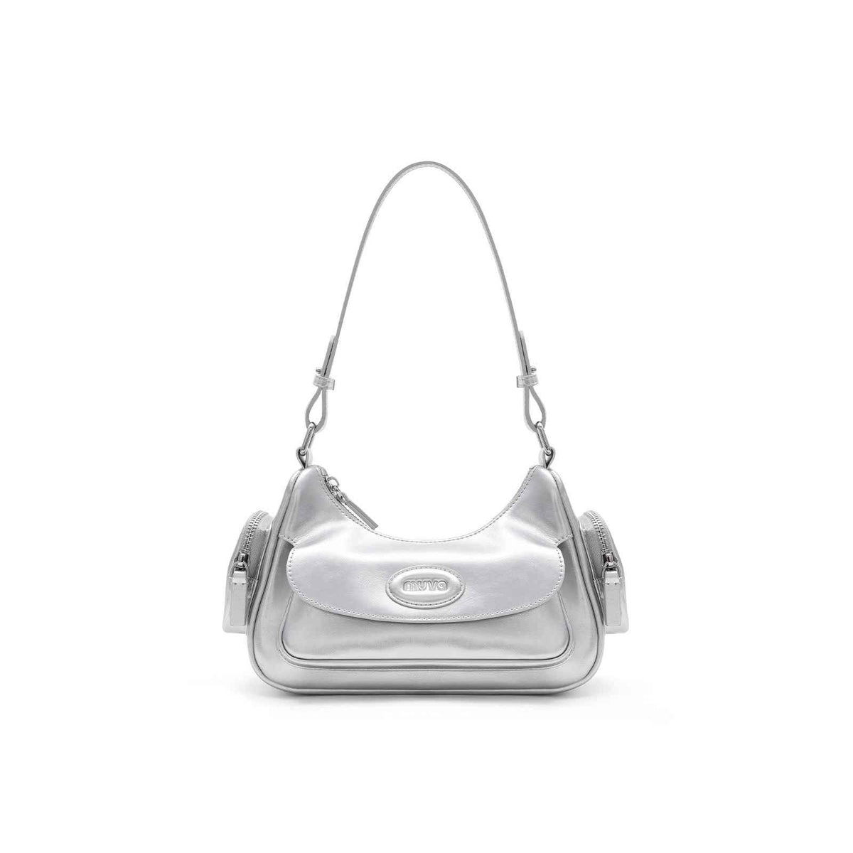Women's Single-shoulder Crossbody Bag Moon Rock Silver