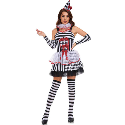Cute Circus Clown Costume for Halloween