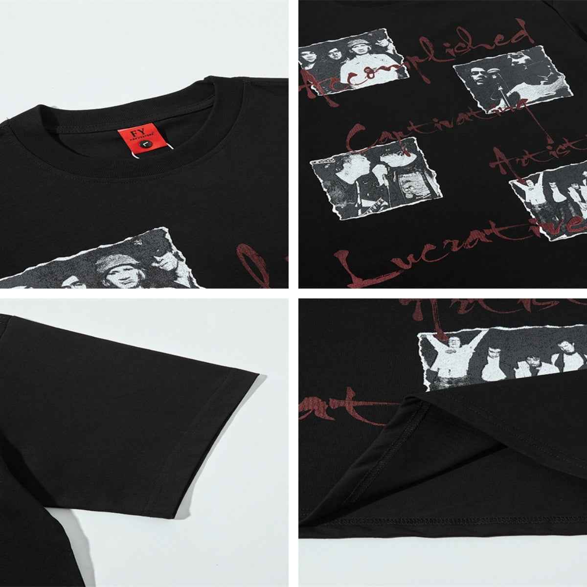 Retro Print Crew Neck Short Sleeve T-Shirt for Men and Women | MuddyStock Originals MuddyStock