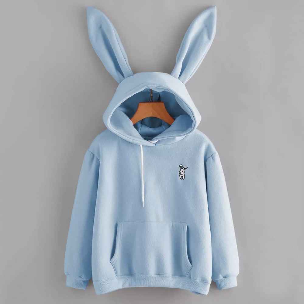 Women's Long Sleeve Rabbit Embroidered Hoodie | MuddyStock Originals MuddyStock