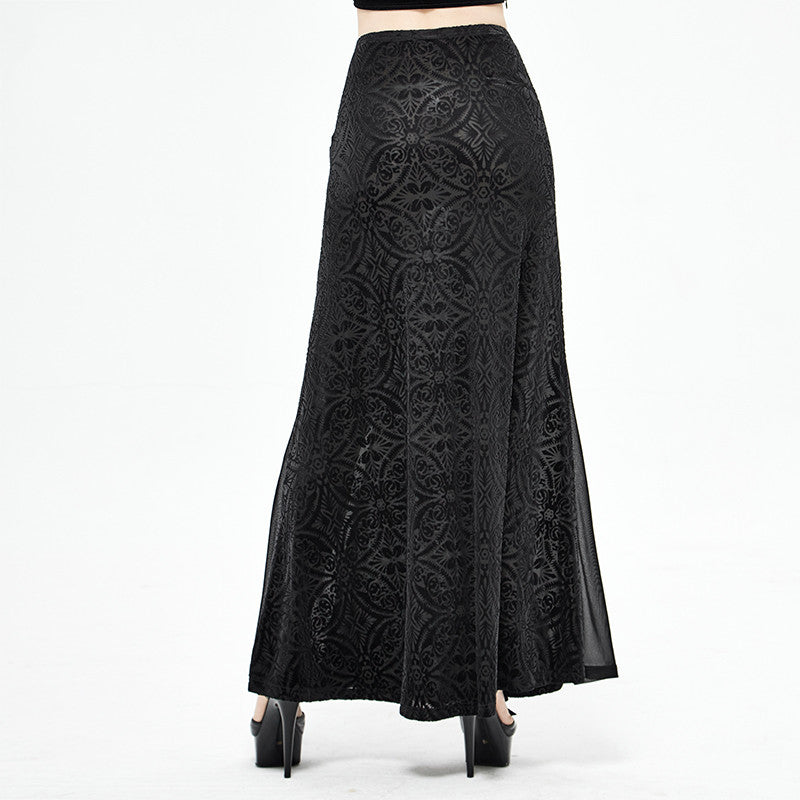 Court Cross-shaped See-through Skirt For Women All Products