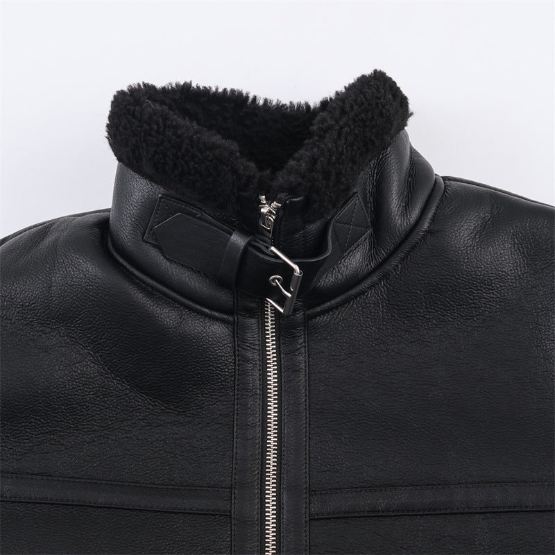 Women's Simple Double-sided Fleece Jacket All Products